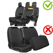 Load image into Gallery viewer, Heavy-Duty Covers to fit Front 3 Seats Vauxhall Vivaro, Toyota Proace, Fiat Scudo, Peugeot Expert & Citroen Dispatch