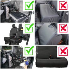 Load image into Gallery viewer, Heavy-Duty Covers to fit Front 3 Seats Vauxhall Vivaro, Toyota Proace, Fiat Scudo, Peugeot Expert & Citroen Dispatch