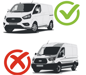 Heavy-Duty Covers to fit Ford Transit Custom Front 3 Seats