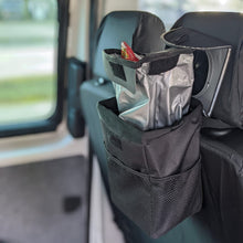 Load image into Gallery viewer, Waterproof Travel Bin. Van Bin or Car Bin with Storage Pockets