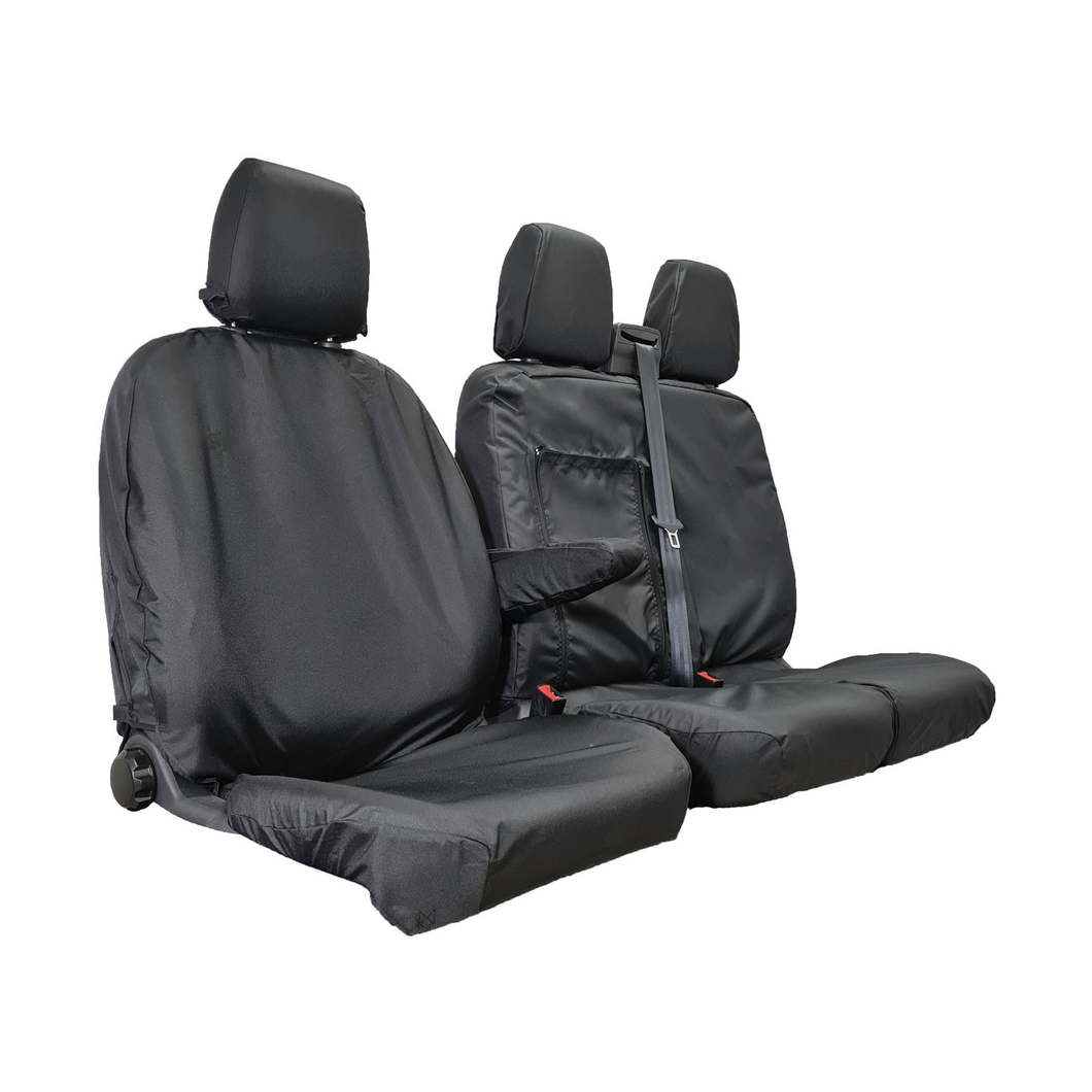 Heavy-Duty Covers to fit Ford Transit Custom Front 3 Seats