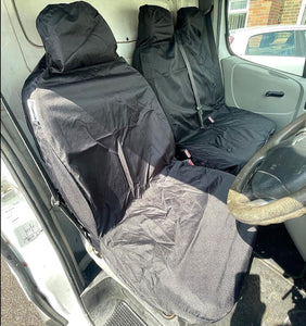 Waterproof Seat Covers to fit Renault Trafic - Semi Tailored