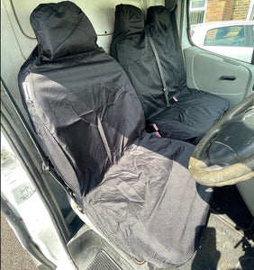 Renault Trafic -Pre 2014 - Semi Tailored - Waterproof Seat Cover Set - Driver and Passenger Set