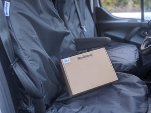 Waterproof Commercial Van Seat Covers Driver + Bench - BLACK