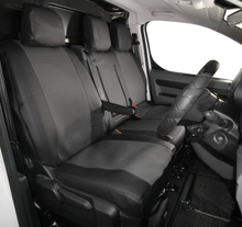 Load image into Gallery viewer, Vauxhall Vivaro - Tailored Premium / Leatherette Seat Cover Set - 2019 Onwards