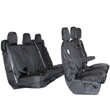 Load image into Gallery viewer, Ford Transit Custom Crew Cab Waterproof Seat Covers Full Set Fronts &amp; Rears