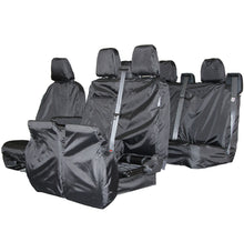 Load image into Gallery viewer, Ford Transit Custom Crew Cab Waterproof Seat Covers Full Set Fronts &amp; Rears