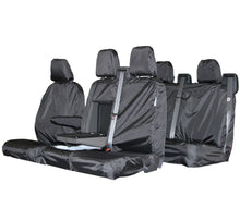 Load image into Gallery viewer, Ford Transit Custom Crew Cab Waterproof Seat Covers Full Set Fronts &amp; Rears