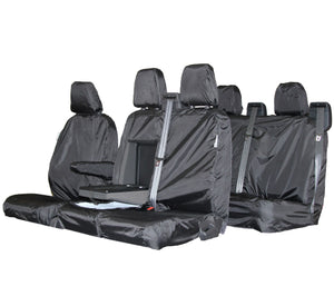 Seat Covers to fit Ford Transit Custom Crew Cab 2013 - 2023 Waterproof Set