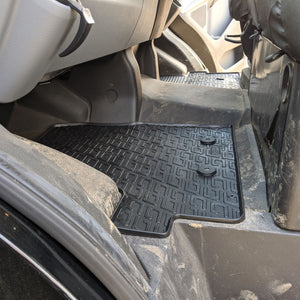 Tailored Rubber Mats - Heavy-Duty - Two Piece Set - Ford Transit Custom - 2013 Onwards