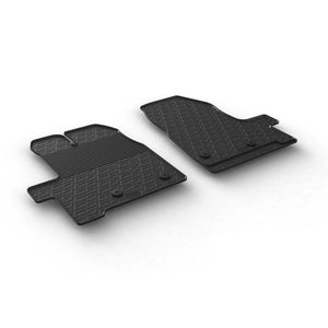 Tailored Rubber Mats - Heavy-Duty - Two Piece Set - Ford Transit Custom - 2013 Onwards