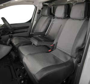 Tailored Premium / Leatherette Seat Cover Set to fit Toyota Proace - 2016 Onwards