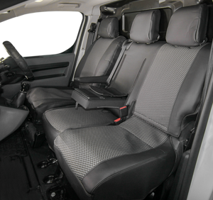 Vauxhall Vivaro - Tailored Premium / Leatherette Seat Cover Set - 2019 Onwards