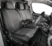 Load image into Gallery viewer, Peugeot Expert - Tailored Premium / Leatherette Seat Cover Set - 2016 Onwards