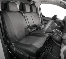 Load image into Gallery viewer, Vauxhall Vivaro - Tailored Premium / Leatherette Seat Cover Set - 2019 Onwards