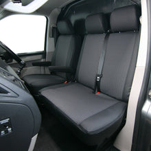 Load image into Gallery viewer, Premium Leatherette Seat Covers Tailored to fit Volkswagen Transporter T5, T6, T6.1