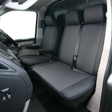 Load image into Gallery viewer, Premium Leatherette Seat Covers Tailored to fit Volkswagen Transporter T5, T6, T6.1