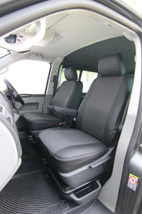 Tailored Premium / Leatherette Seat Cover Set - Ford Transit Custom - 2013 Onwards