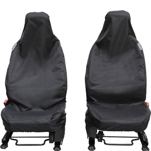 Semi-Tailored Waterproof Seat Covers for Small & Medium Vans - Front 2 or 3 Seat Sets