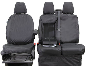 Ford Transit Custom Crew Cab Waterproof Seat Covers Full Set Fronts & Rears