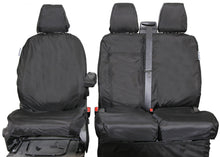 Load image into Gallery viewer, Ford Transit Custom Crew Cab Waterproof Seat Covers Full Set Fronts &amp; Rears