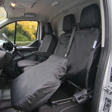 Load image into Gallery viewer, Ford Transit Custom Crew Cab Waterproof Seat Covers Full Set Fronts &amp; Rears