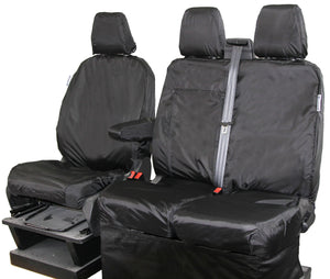 Seat Covers to fit Ford Transit Custom Crew Cab 2013 - 2023 Waterproof Set