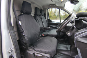 Ford Transit Custom - Tailored Waterproof Seat Covers - Single & Double Set - 2013 Onwards