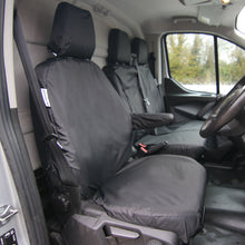 Load image into Gallery viewer, Ford Transit Custom Crew Cab Waterproof Seat Covers Full Set Fronts &amp; Rears