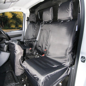 Tailored to Fit the Fiat Scudo 2022 Onwards - Waterproof Seat Cover Set