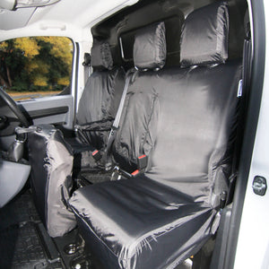 Custom Fit - Waterproof Seat Cover Set to fit Toyota Proace - 2016 Onwards