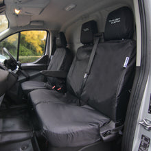 Load image into Gallery viewer, Ford Transit Custom Tailored &amp; Embroidered Waterproof Seat Covers - Front Set 2013 Onwards