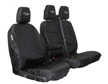 Load image into Gallery viewer, Ford Transit Custom Tailored &amp; Embroidered Waterproof Seat Covers - Front Set 2013 Onwards