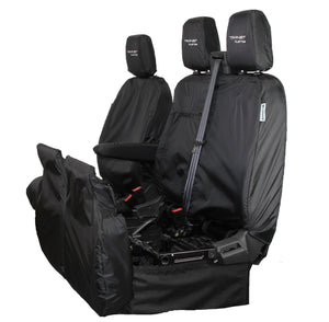 Ford Transit Custom Tailored & Embroidered Waterproof Seat Covers - Front Set 2013 Onwards