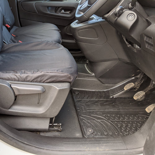 Tailored Heavy Duty Rubber Floor Mat to fit Toyota Proace City